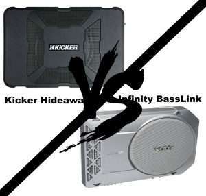 Kicker Hideaway vs. Infinity Basslink