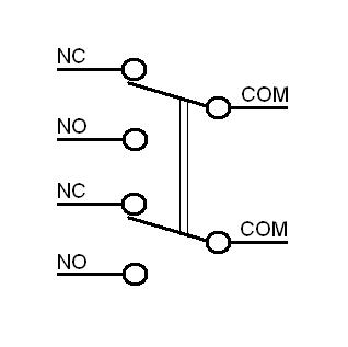 DPDT relay diagram